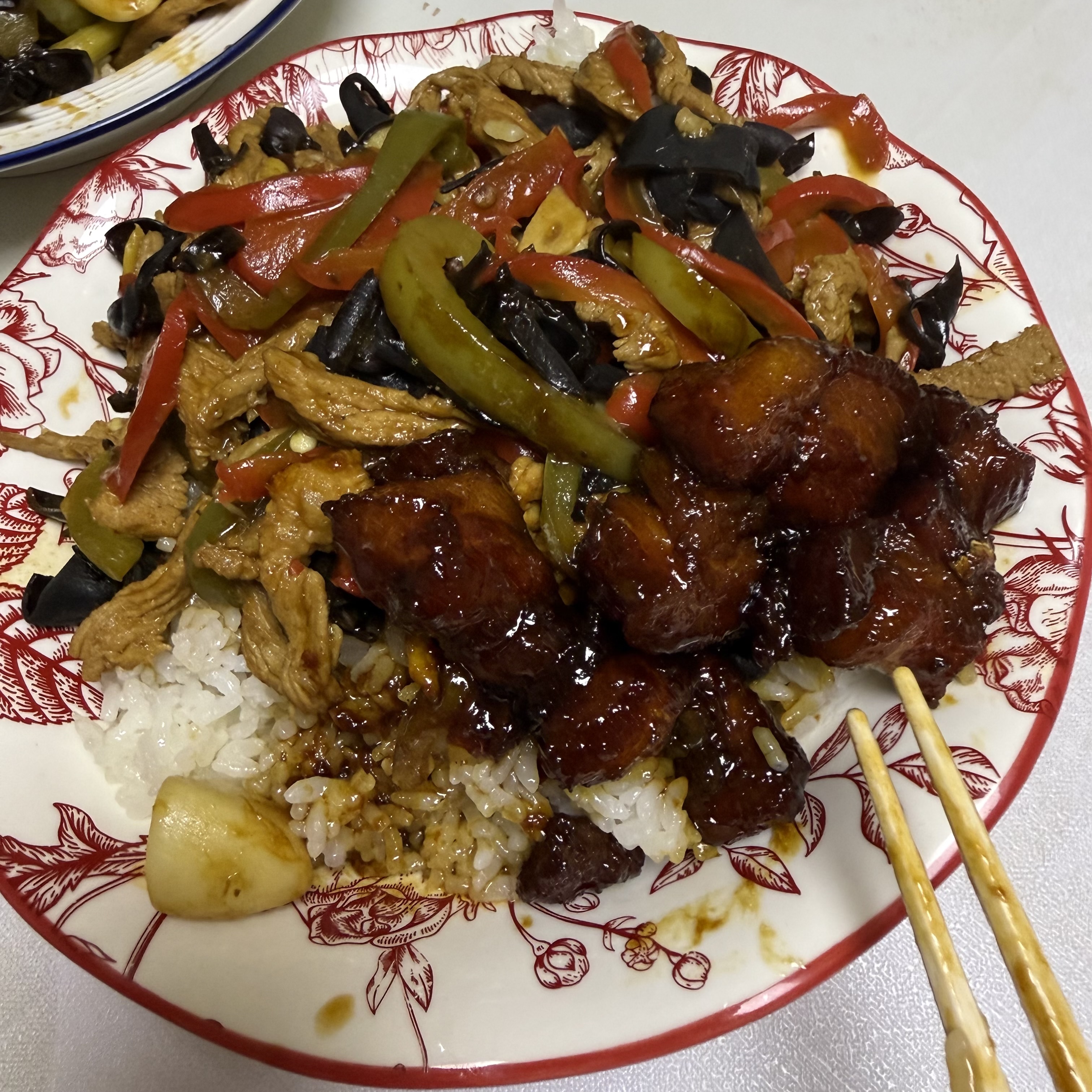 无料酒、干辣椒、香叶、桂皮、八角