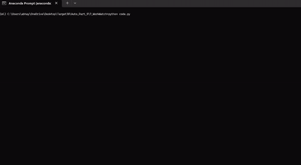 WorkWatch Output — GIF Created By Author